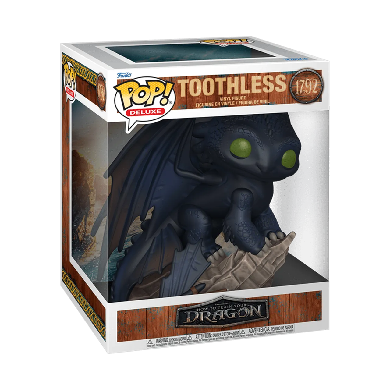 HOW TO TRAIN YOUR DRAGON LIVE ACTION - POP DELUXE #1792 - Toothless Colorful Decor Themed Background