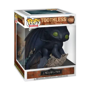HOW TO TRAIN YOUR DRAGON LIVE ACTION - POP DELUXE #1792 - Toothless Colorful Decor Themed Background