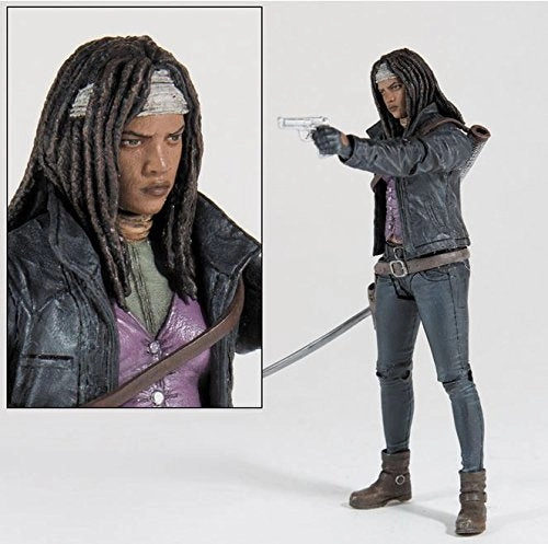 Role Playing Skybound Exclusive The Walking Dead Michonne BOTH Full Color and Black/White Bloody Action Figure SDCC Exclusive