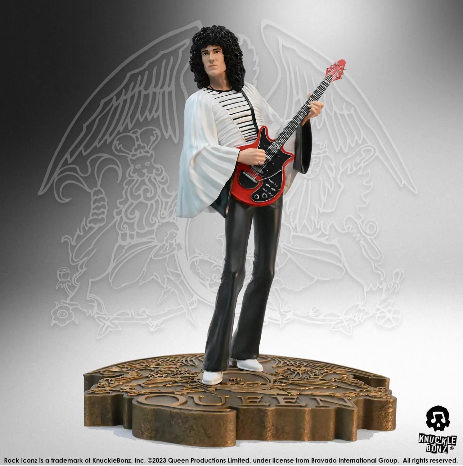 Knucklebonz Queen Rock Iconz Brian May II (Sheer Heart Attack Era) Statue Machine learning