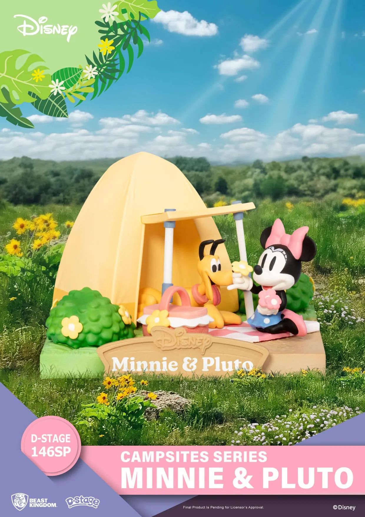Relativity Concept Beast Kingdom Disney Campsite Series Minnie & Pluto Special Edition D-Stage PVC Diorama Statue