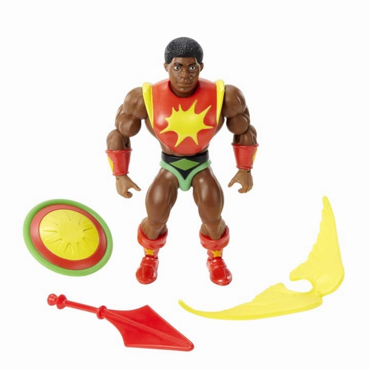 Fast shipping Mattel Master of the Universe Origins Sun-Man Action Figure