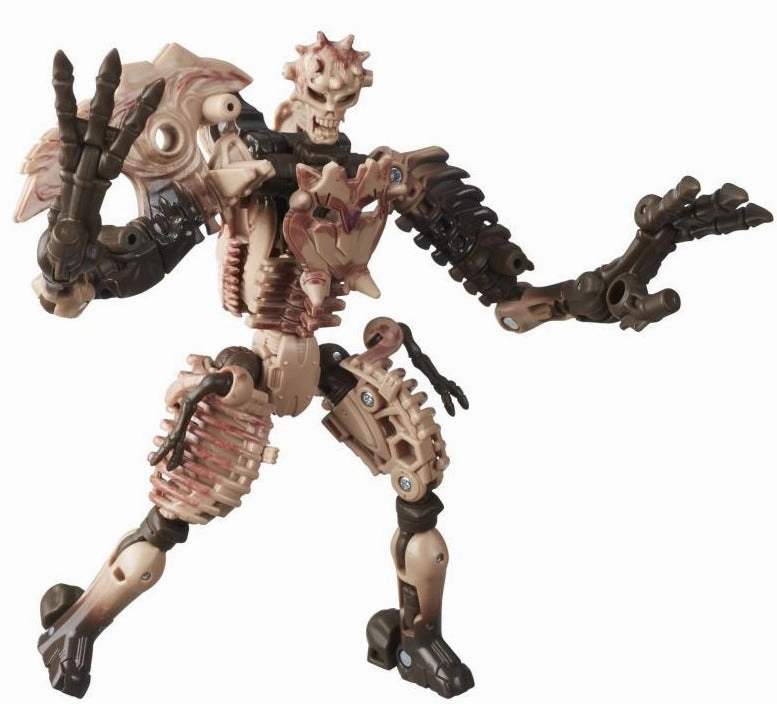 Transformers Generations War For Cybertron: Kingdom Deluxe Paleotrex Action Figure WFC-K7 Stone Statue