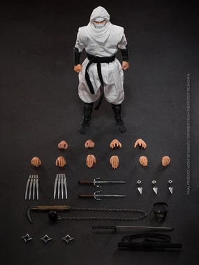VToys 6inch  1/12 Shadow Ninja (White) Scale Action Figure Luxury Collectible