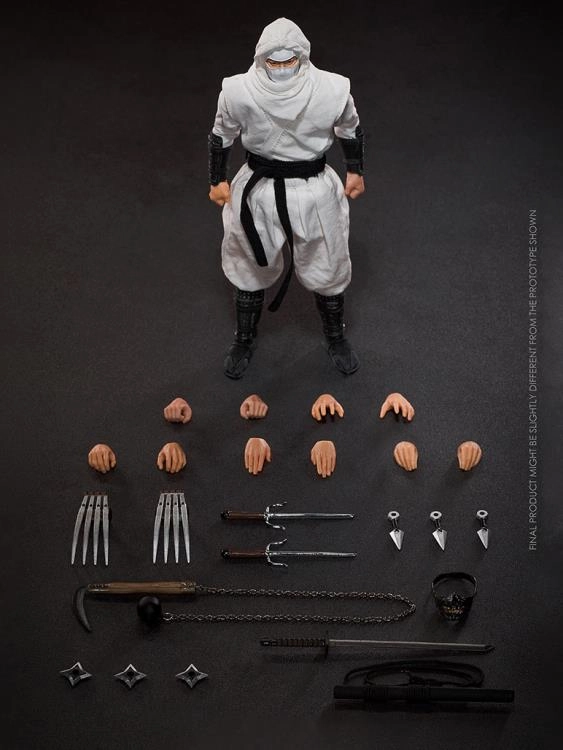 VToys 6inch  1/12 Shadow Ninja (White) Scale Action Figure Luxury Collectible