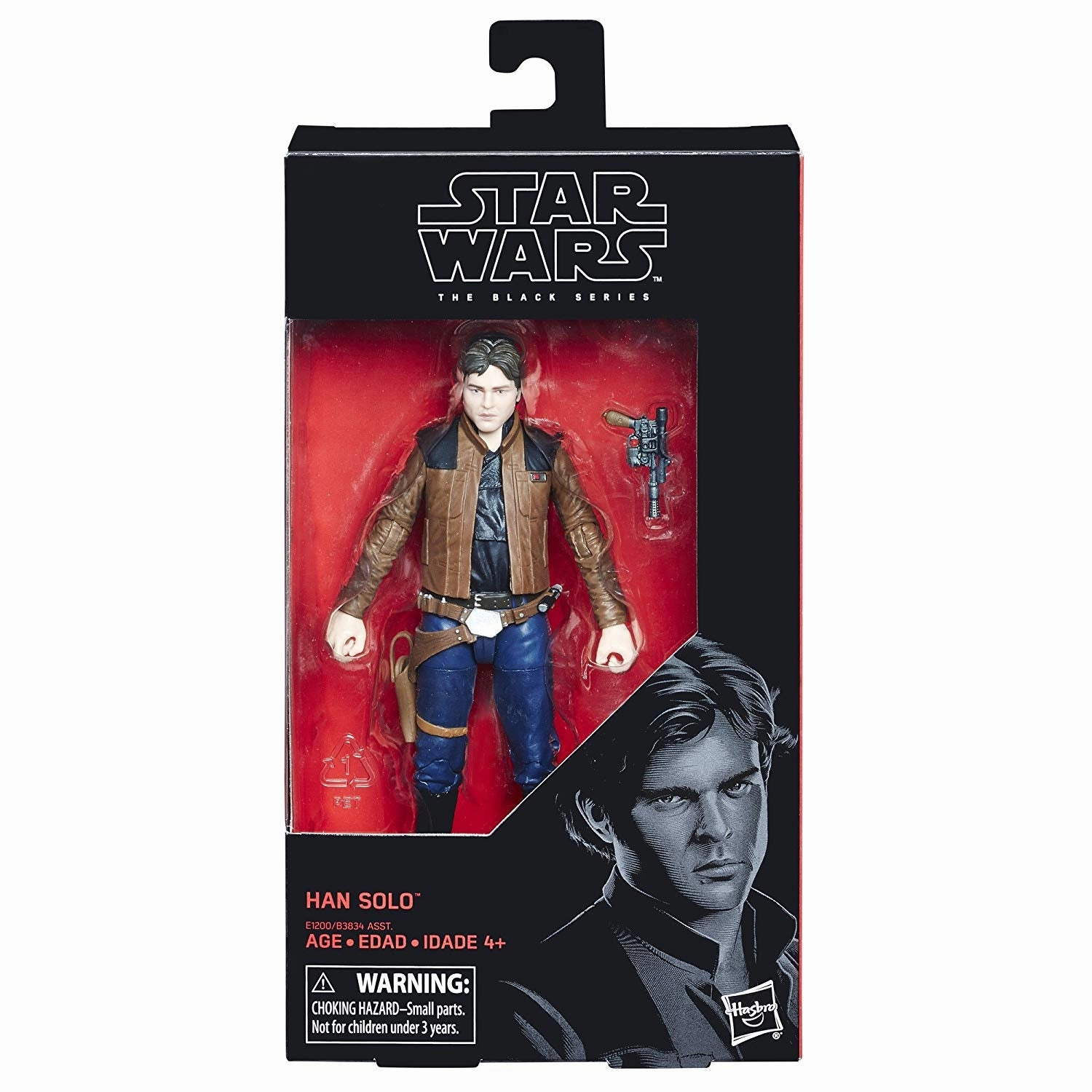 Japanese Anime Crystal Figure Hasbro Star Wars Black Series Force Awakens #62 Young Han Solo Action Exclusive 6 Inch Action Figure