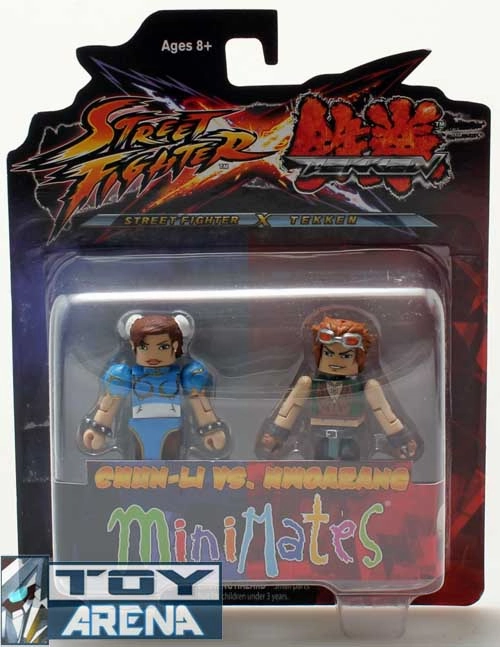 Limited Collectible Street Fighter X Tekken Series 2 Minimates Chun-Li vs Hwoarang 2 Pack Action Figure