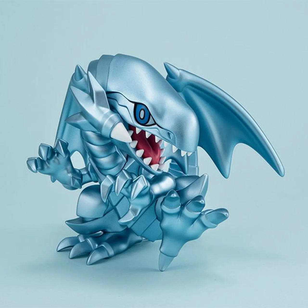 Megahouse Megatoon Yu-Gi-Oh Duel Monsters Blue Eyes White Dragon Figure Statue Premium Hobby Gaming Hobby
