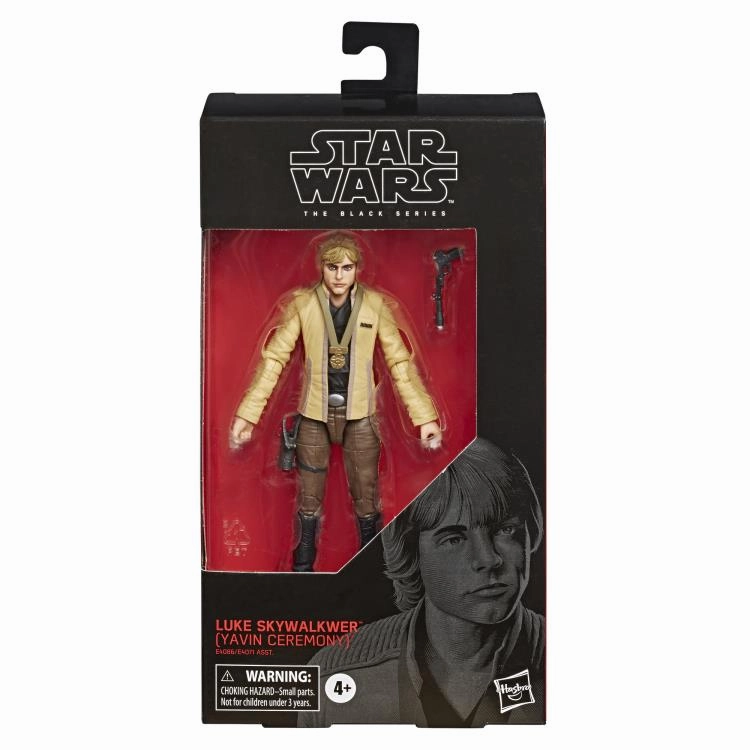 Limited Art Hasbro Star Wars Black Series Force Awakens #100 Luke Skywalker (Yavin Ceremony) 6 Inch Action Figure