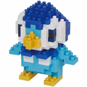 PVC Display Expert Level Kawada Nanoblock Pokemon Buildable Piplup Building Blocks Figure