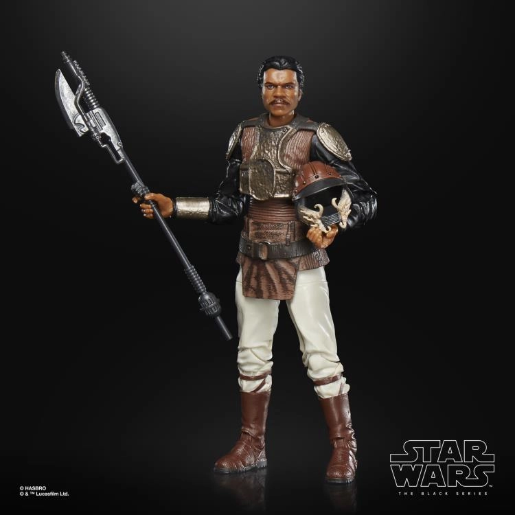 Hasbro Star Wars Black Series Archive Collection Lando Calrissian (Skiff Guard) 6 Inch Action Figure Anniversary Present Themed Background