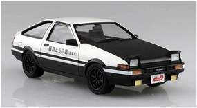 Aoshima 1/24 Initial D #01 Takumi Fujiwara Toyota AE86 Trueno (Project D Ver.) Model Kit Variant Paint Character Model