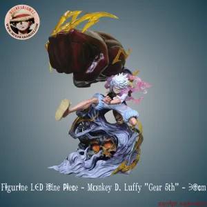 Figurine LED One Piece - Monkey D. Luffy "Gear 5th" Staircase Decor Character Piece