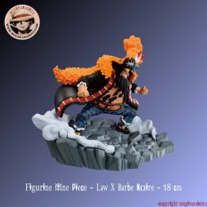 Cute Collectible Fantasy Article Figurine One Piece - Barbe Noire