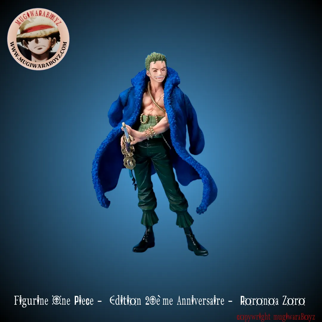 Cult Classic Desktop Decor Figurine One Piece - Edition 20??me Anniversaire - Roronoa Zoro