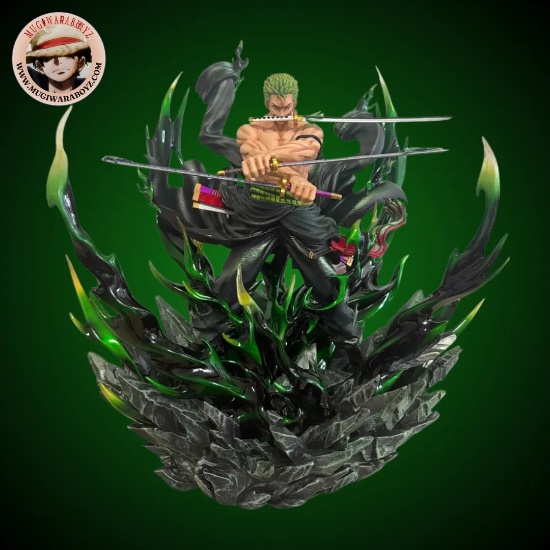 Viking Statue Art Collectible Figurine One Piece - Edition Prestige - Roronoa Zoro "Haki" PRE COMMANDE UNIQUEMENT