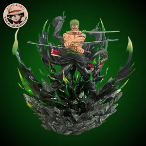 Viking Statue Art Collectible Figurine One Piece - Edition Prestige - Roronoa Zoro "Haki" PRE COMMANDE UNIQUEMENT