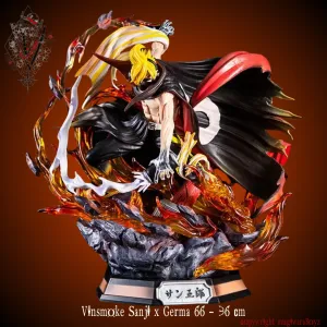 Figurine One Piece - Edition Prestige - Sanji "Stealth Black" - Germa 66 Smart Toy Airplane Replica