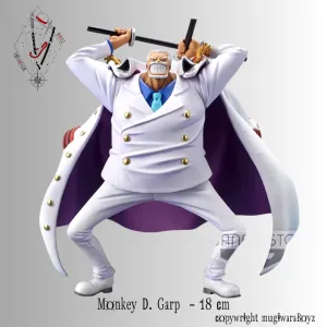 Figurine One Piece - Le r??ve de Monkey D. Garp - ace, sabo, luffy soldats de la marine Display Shelf