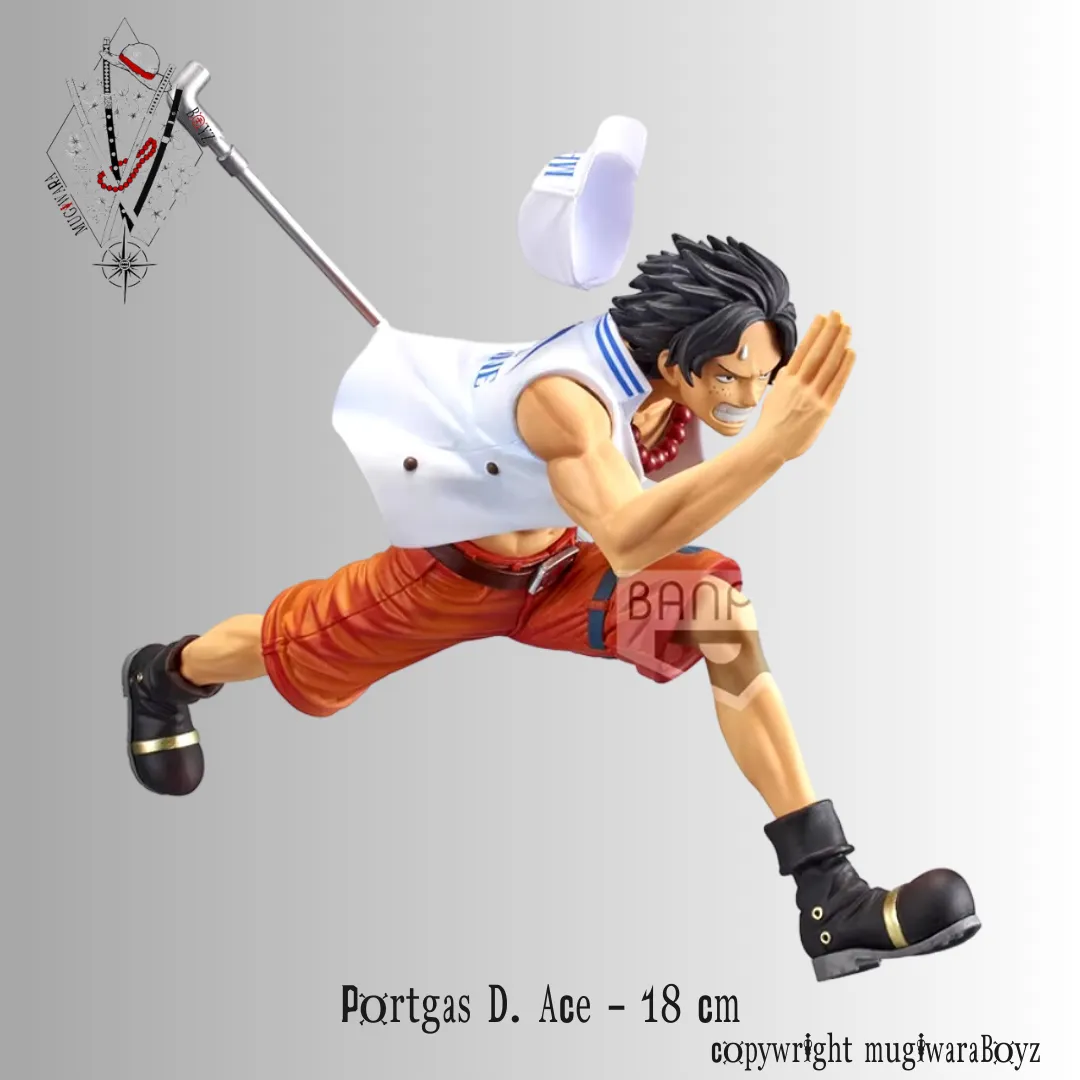 Figurine One Piece - Le r??ve de Monkey D. Garp - ace, sabo, luffy soldats de la marine Realistic Sculpture