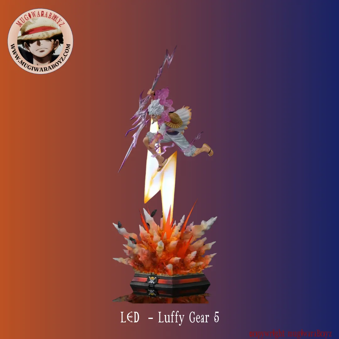 Figurine One Piece LED  - Luffy Gear 5 Gaming Toy Regional Specialty
