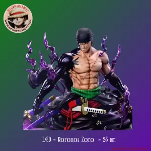 Figurine One Piece LED - Roronoa Zoro Robot Sculpture Showpiece Item