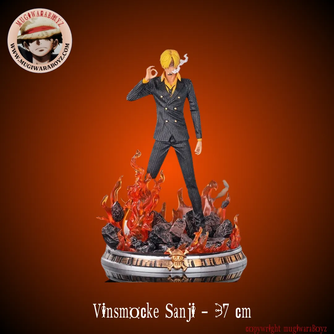 Figurine One Piece LED - Vinsmoke Sanji Chibi Character Everyday Use
