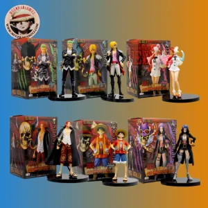 Gaming Decor Figurine One Piece - Lot 6 pi??ces Film RED