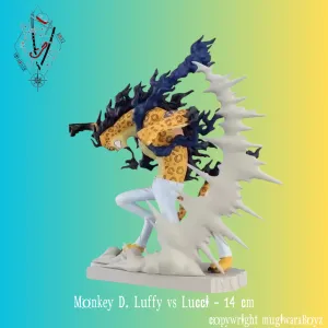Resale Value PVC Statue Figurine One Piece - Monkey D. Luffy Gear 5 Nika vs Lucci