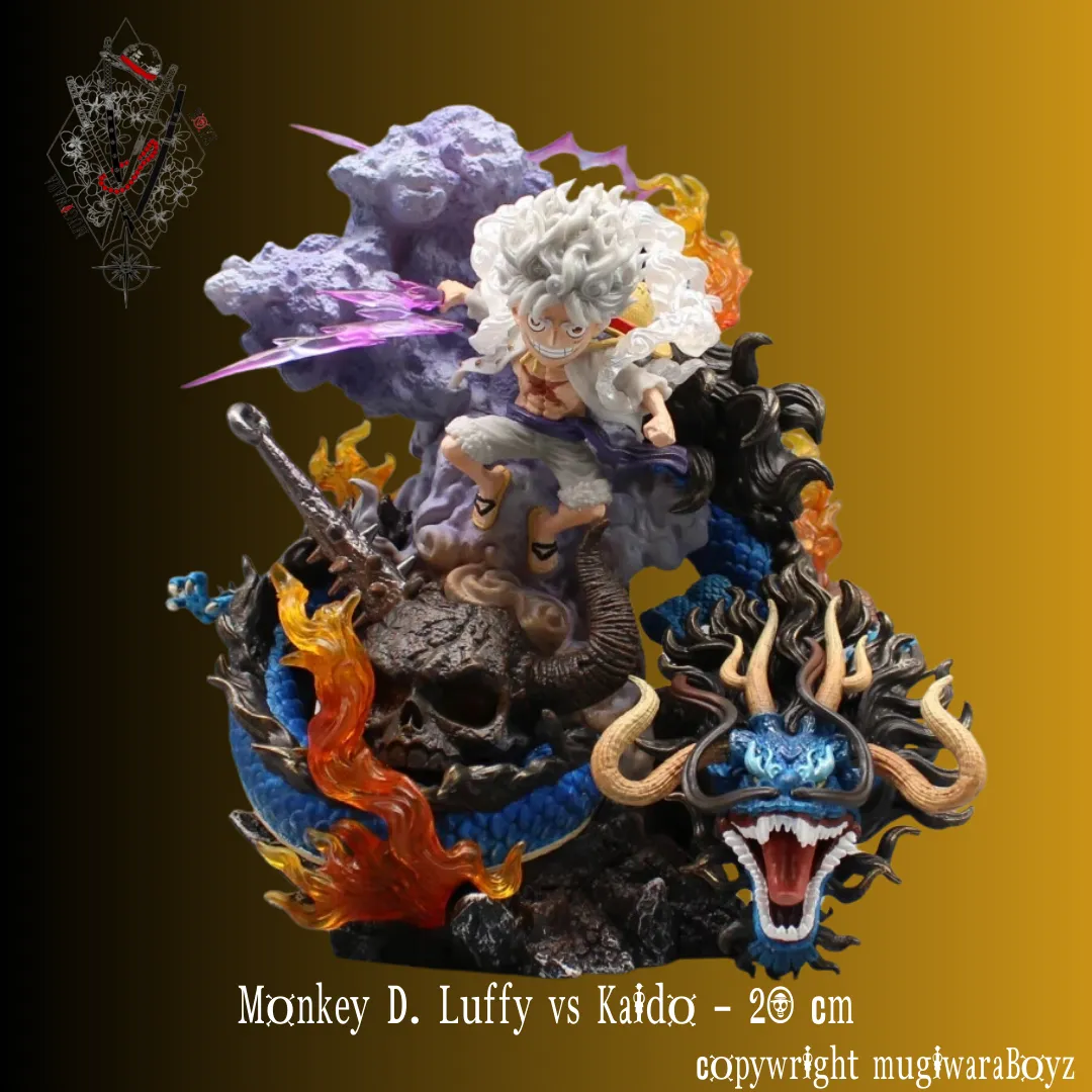 Workstation Decor Figurine One Piece - Monkey D. Luffy Gear 5th Vs Kaido