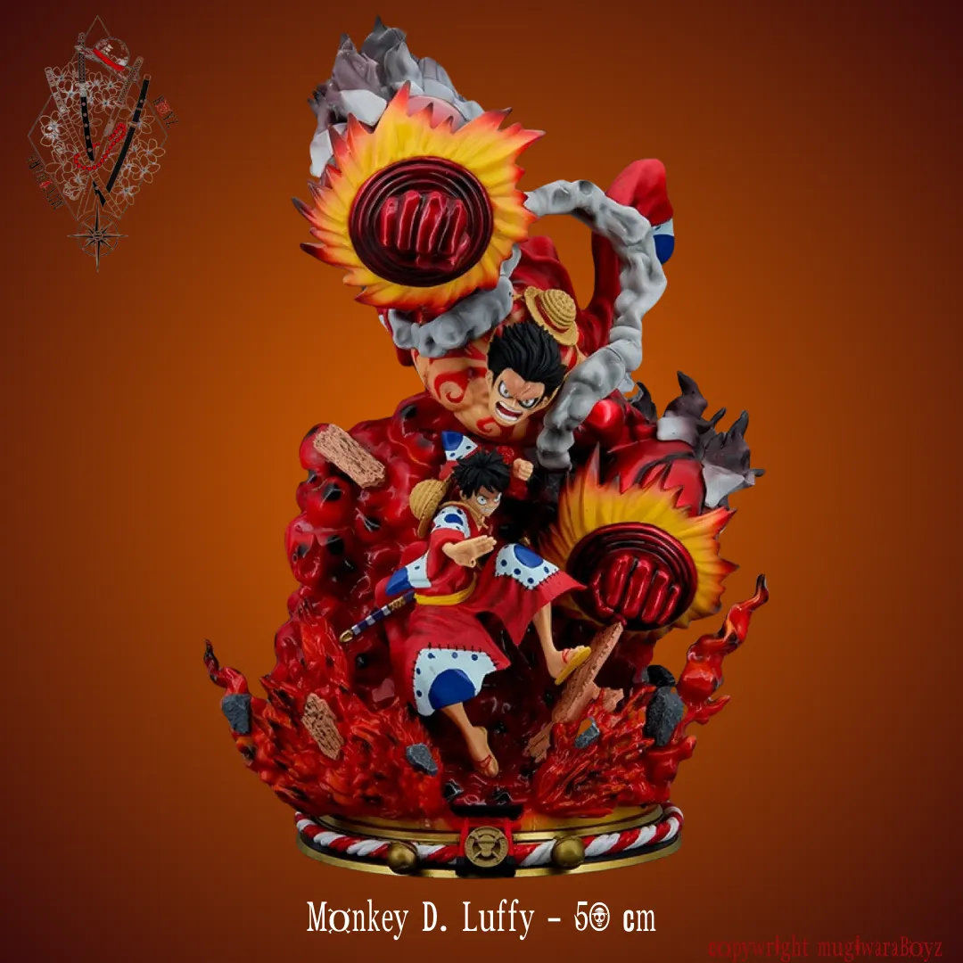 Fashion Doll Figurine One piece - Monkey D Luffy : Wano Kuni / Monkey D Luffy : Gear 4 Boundman