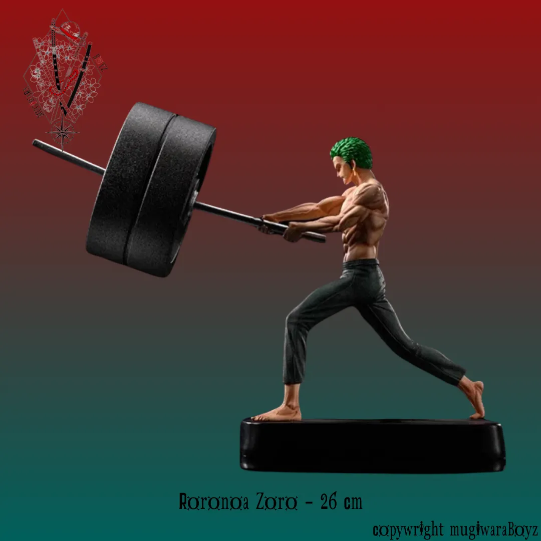 Hand Painted Figurine One Piece - Roronoa Zoro exercice