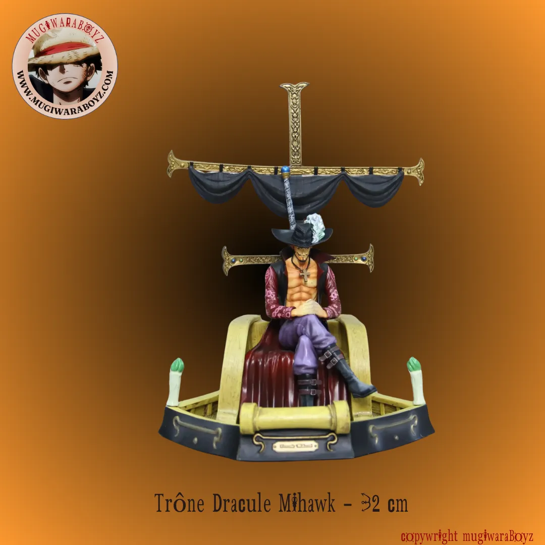 Animation Cel Anime Product Figurine One Piece - Tr?ne Dracule Mihawk