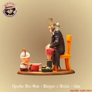 Art Piece Figurine One Piece - Chopper x Hiluluk