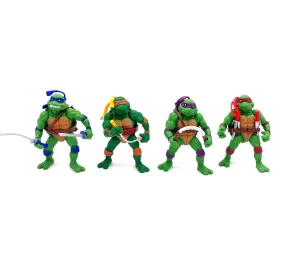 Teenage Mutant Ninja Turtles Mike Raph Leo Don Set of 4 Action Figure| 10 cms | Assembly Required Limited Sculpture