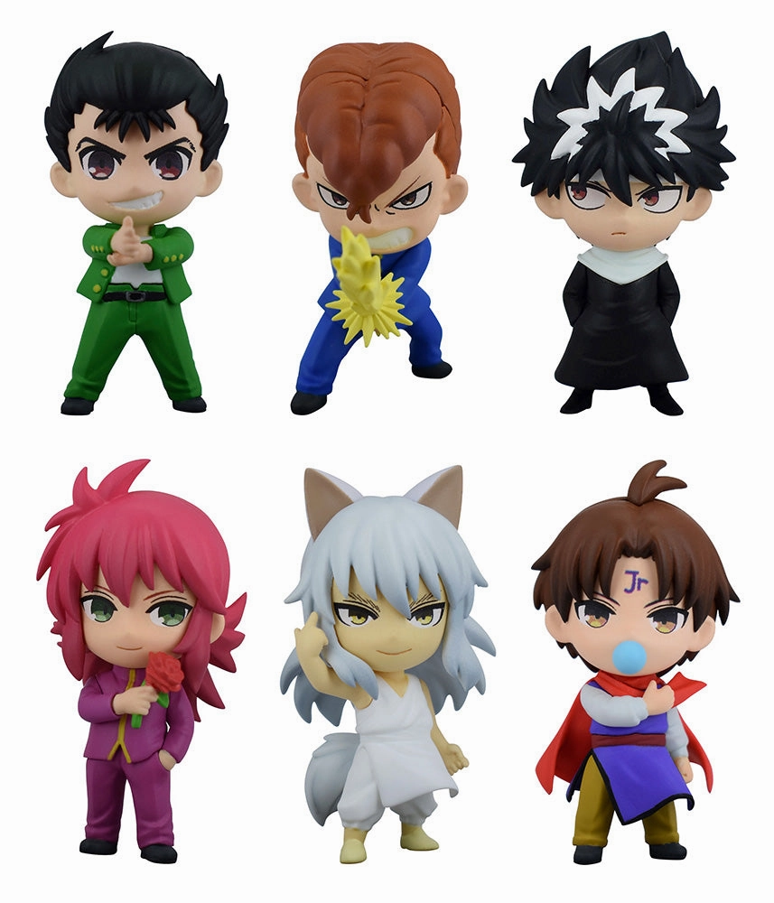 Chibi Goods Pierrot Mini Figure Collection Yu Yu Hakusho Vol. 1 Trading Figures Box Set of 6
