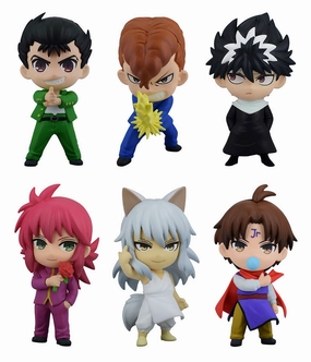 Chibi Goods Pierrot Mini Figure Collection Yu Yu Hakusho Vol. 1 Trading Figures Box Set of 6