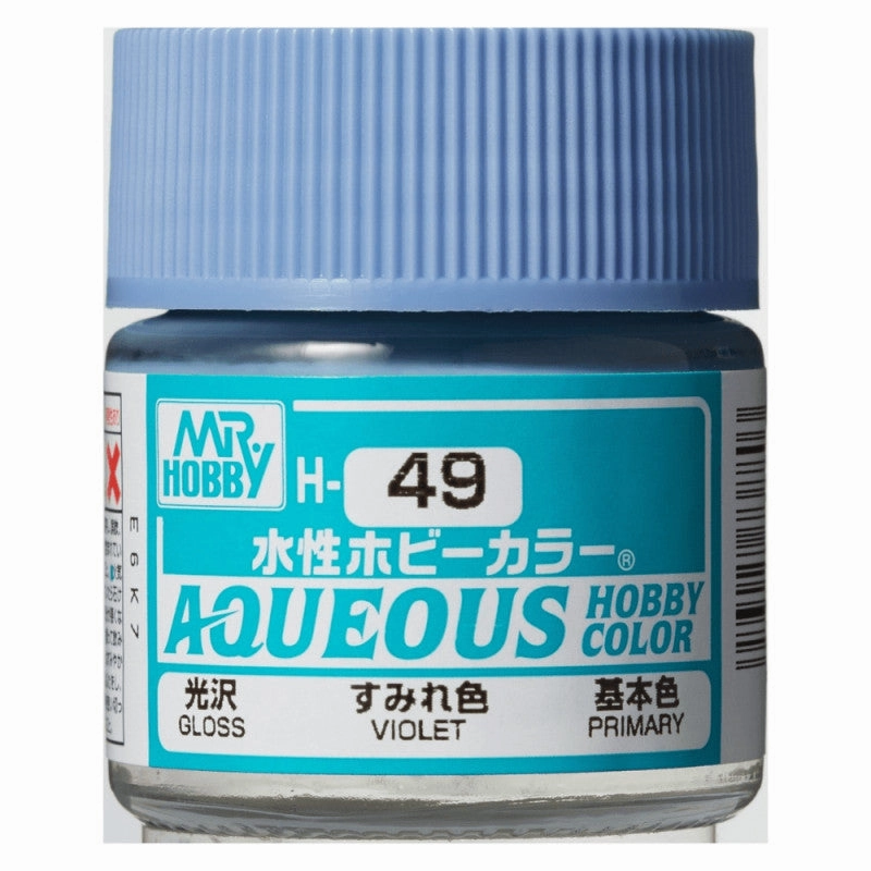 Character Sculpture Book Character Mr. Hobby Aqueous Hobby Color H49 Gloss Violet 10ml Bottle