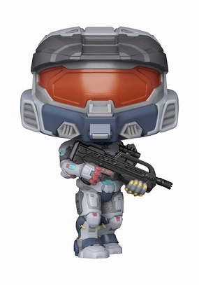 Funko Pop #24 Halo Infinite Specialty Series Spartan Mark VII with Weapon Action Piece Chibi Display