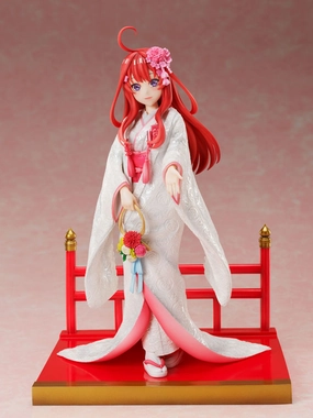Hand Sculpted Generational Gift Furyu F:Nex 1/7 Quintessential Quintuplets Itsuki Nakano (Shiromuku) Scale Statue Figure