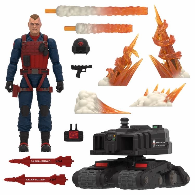 Pop Icon Themed Exhibit Hasbro G.I. Joe Classified Series #74 Scrap-Iron and Anti-Armor Drone Set Action Figure