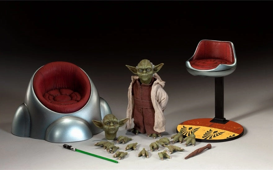 Lifetime Hobby Sideshow Collectible 1/6 Star Wars Yoda Jedi Master Sixth Scale Figure