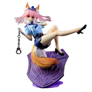 Chibi Article Judges' Choice Fate Extella Link Tamamo No Mae Police Fox Waifu Action Figure  | 21 Cms |