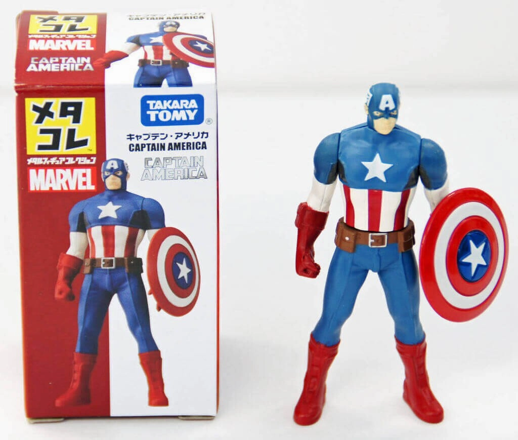 Mythical Beast Gaming Display Takara Tomy Marvel Metakore Metal Figure Captain America Action Figure
