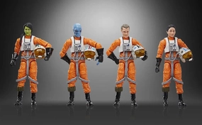 Character Item Tool Accessory Star Wars Vintage Collection X-Wing Pilot (Ahsoka) 4 Pack 3.75" Action Figure