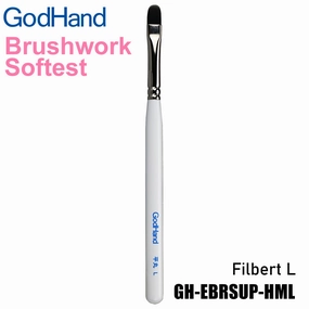Luxury Collectible God Hand Godhand GH-EBRSUP-HML Brushwork Softest Hobby Filbert Paint Brush L For Plastic Model Kit