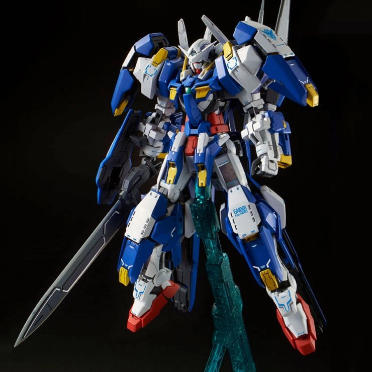 Gundam 1/100 MG 00 GN-001/HS-A01 Avalanche Exia (Dash) Model Kit Retro Game