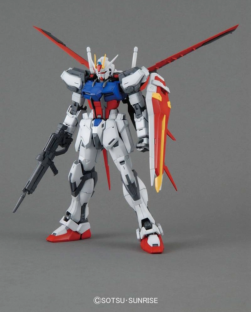 Ecommerce Miniature Merchandise Gundam 1/100 MG Seed GAT-X105 AQM/E-X01 Aile Strike Gundam Ver. RM Model Kit