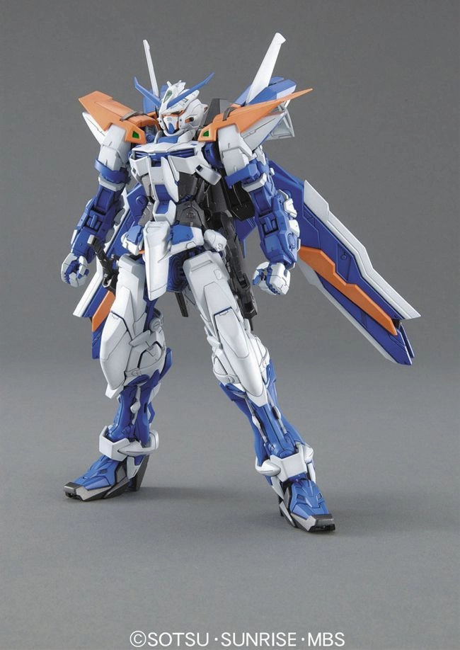 Gundam 1/100 MG Seed VS Astray MBF-P03 Gundam Astray Blue Frame Second Revise Model Kit Decorative Model