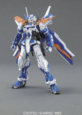 Gundam 1/100 MG Seed VS Astray MBF-P03 Gundam Astray Blue Frame Second Revise Model Kit Decorative Model